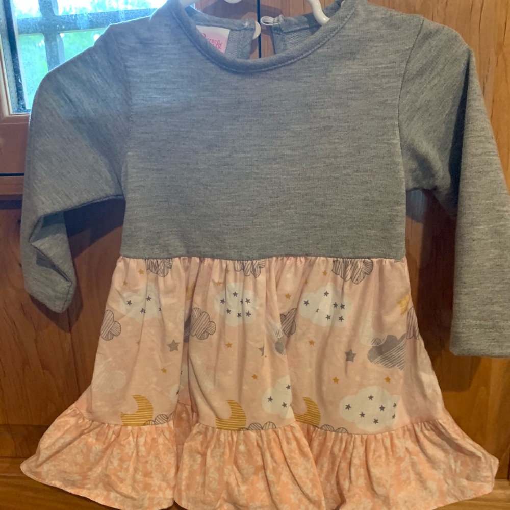 12m RicRac and Ruffles dress